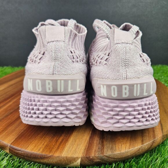NOBULL Allday Knit Runner Athletic Sneakers Lilac Purple Sz Mens 9 Womens 10.5